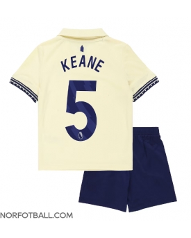 Billige Fotballdrakt Everton Michael Keane #5 Replika Bortedraktsett Barn 2025-26 Kortermet (med bukser)